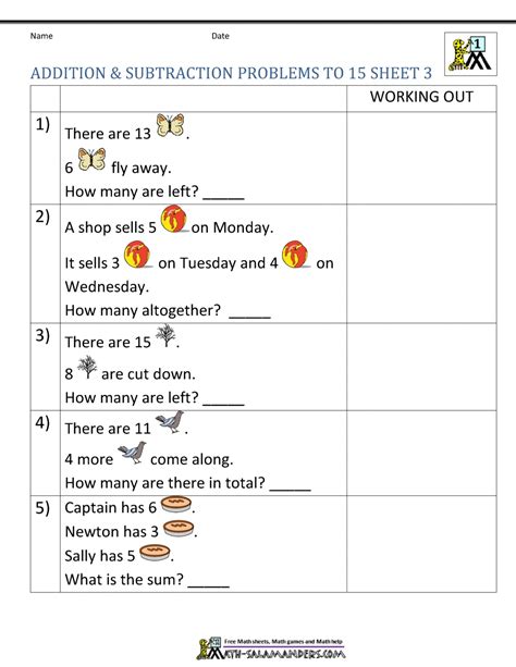 1st grade subtraction worksheets pdf is a stimulating tool that will allow kids to freely demonstrate and boast of their subtraction skills in the thrilling activities in this free subtraction worksheets for grade 1 pdf ranges from filling missing numbers in a subtraction sentence, related subtraction facts. Best Of Subtraction Word Problems for First Grade | Fun ...