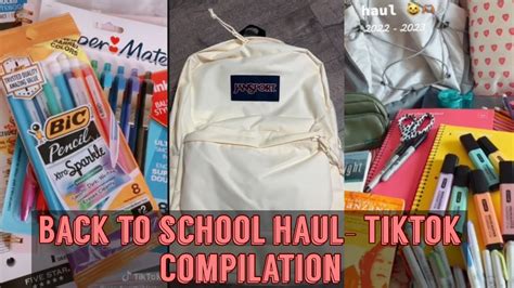 Back To School Haul Tiktok Compilation Back To School Series Part 2 Youtube