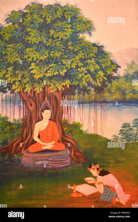 Buddha Bodhi Tree Painting Hi Res Stock Photography And Images Alamy