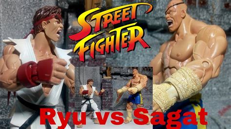 Ryu Vs Sagat Street Fighter Sota Toys Unboxing En EspaÑol Youtube