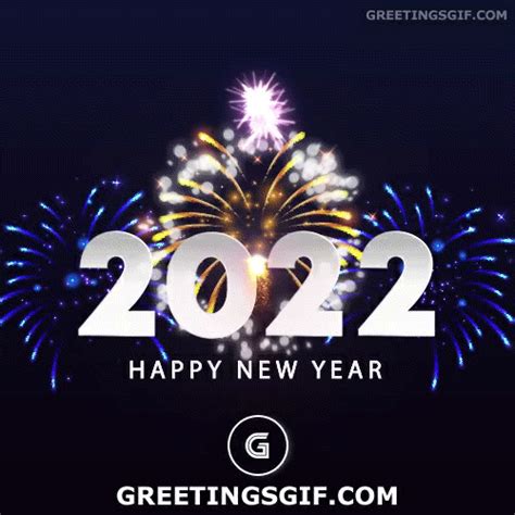 Animated Happy New Year  2022 1439 For Animated