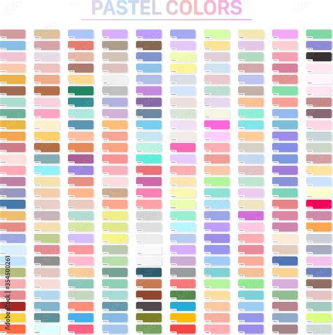 Color Palette Popular Colors Color Chart Patterns And Names Rgb Hex