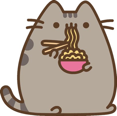Transparent Pusheen Cat Png Kawaii Cat Ice Cream Png Download Images