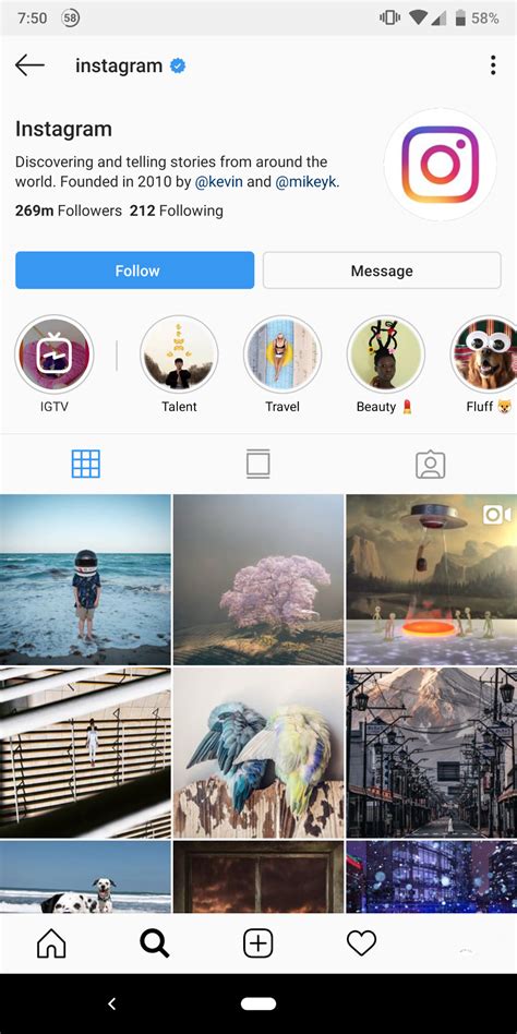 How can i get the old layout back (profile pic on right side) : Instagram