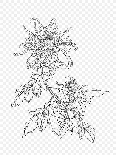 Gongbi Manual Of The Mustard Seed Garden Painting Chrysanthemum China PNG X Px Gongbi