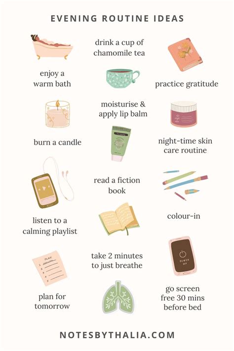 12 Evening Routine Ideas To Help You Relax And Calm The Mind In 2021