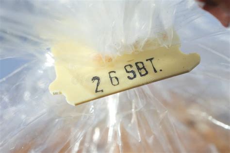 Expiry Date On A Bread Packet Stock Photo Image Of Expiration