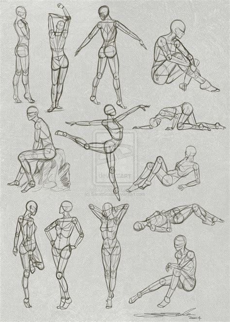 Pose Practice By Sarahscala On Deviantart Sketchbook Art Inspiration Sketches Human Figure