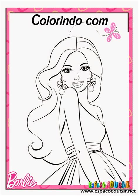 Desenhos Para Colorir Barbie Desenhos Da Barbie Para Colorir 40