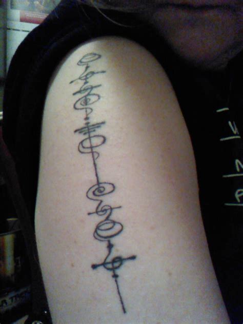 My Vulcan Calligraphic Tattoo It Translates Into Living Light The