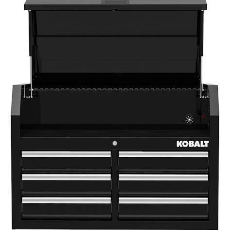 Kobalt 248 In W X 1776 In H 6 Drawer Steel Tool Chest Black In The