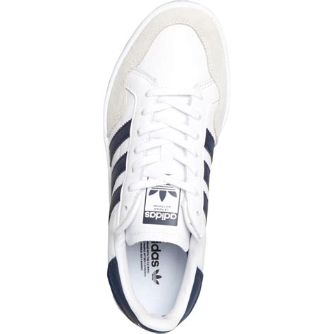 Buy Adidas Originals Mens Team Court Trainers Footwear Whitecollegiate
