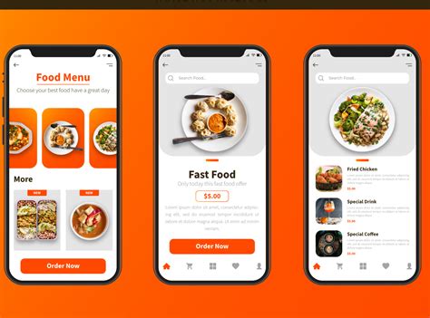 Food App Ui Design Template By Abbas Ahmed Shamim On Dribbble