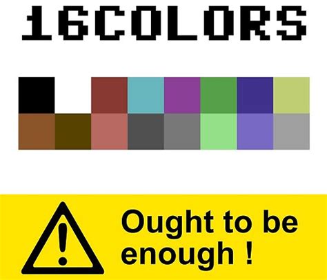 Commodore 64 Color Palette Poster By Zapposh Redbubble