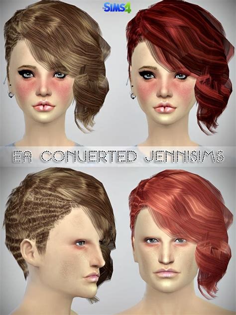 Jenni Sims Ea Hairstyle Converted Including Mesh Sims 4 Hairs