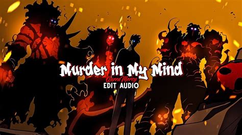 Murder In My Mind Phonk Remix Audio Edit Youtube