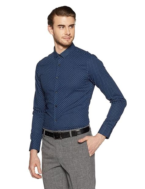 Buy Us Polo Association Mens Striped Slim Fit Cotton Formal Shirt At