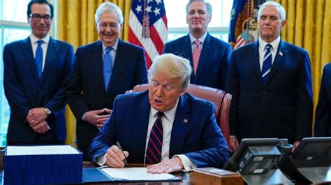 Trump Signs Historic 2 Trillion Stimulus After Congress Passes It