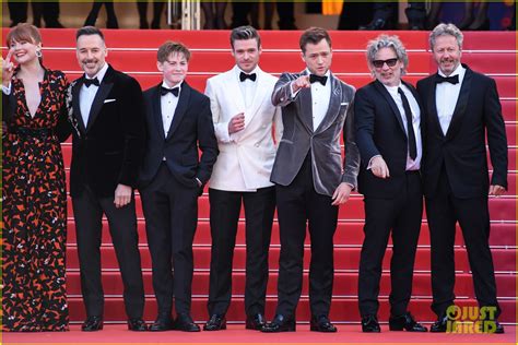 Photo Elton John Taron Egerton Rocketman Cast Celebrate Premiere At Cannes 2019 02 Photo
