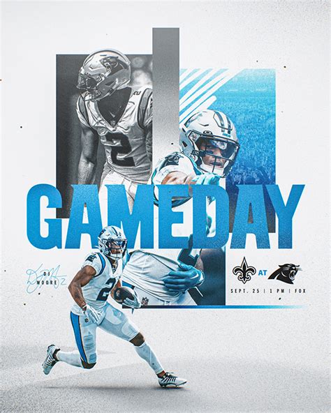 Carolina Panthers 22 23 Gameday Graphics On Behance