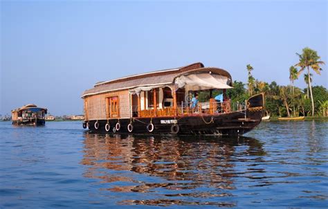 Houseboat On Backwaters In Kerala South India Editorial Stock Photo