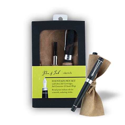 But i also thought about putting it in my lamy fountain. BUY Pen & Ink Sketch Fountain Pen Set Broad