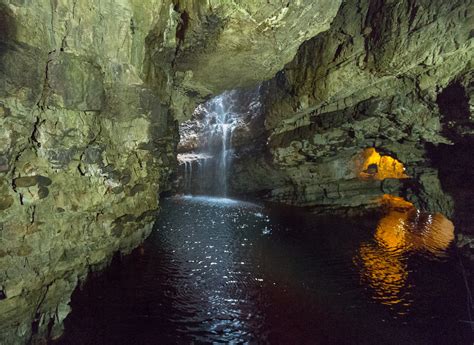 Smoo Cave Waterfall Smoo Cave Is A Large Coastal Cavern S Flickr
