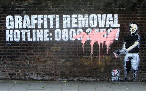 Banksy is without doubt the world's most famous and celebrated graffiti artist. Coolest Banksy Graffiti - Wonderful