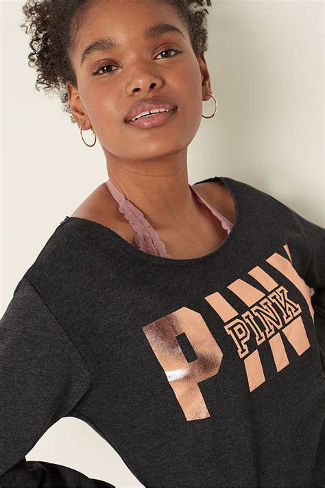 Buy Victorias Secret Pink Everyday Lounge Open Neck Crew From The Next