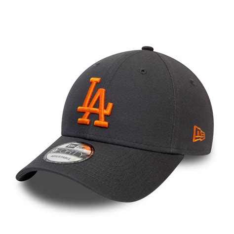 Official New Era La Dodgers League Essential Graphite 9forty Adjustable