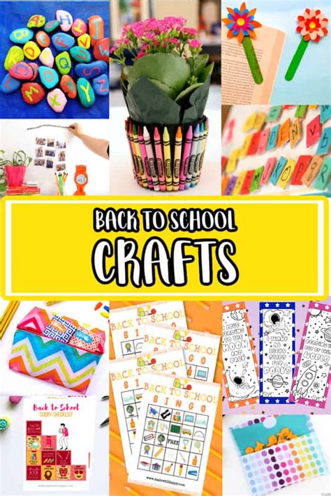 Back To School Crafts For Kids Made With Happy Info Cafe