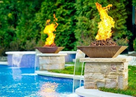 Communing around a fire pit or fireplace creates an unforgettable. Garden Fire Pit Water Feature Combo , Fire Pit And Water ...