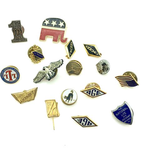 Lot Of Vintage Company And Organizational Pins Etsy Etsy Vintage