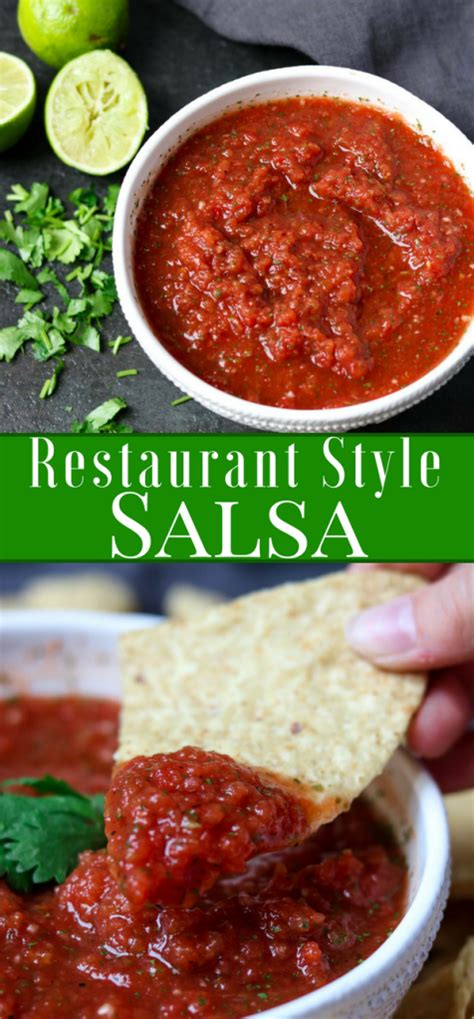 Fresh tomatoes, not canned, star in this recipe. Restaurant Style Salsa | Recipe (With images) | Restaurant ...
