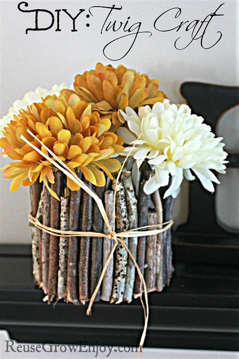 Diy Twig Craft It Is Easy And Pretty