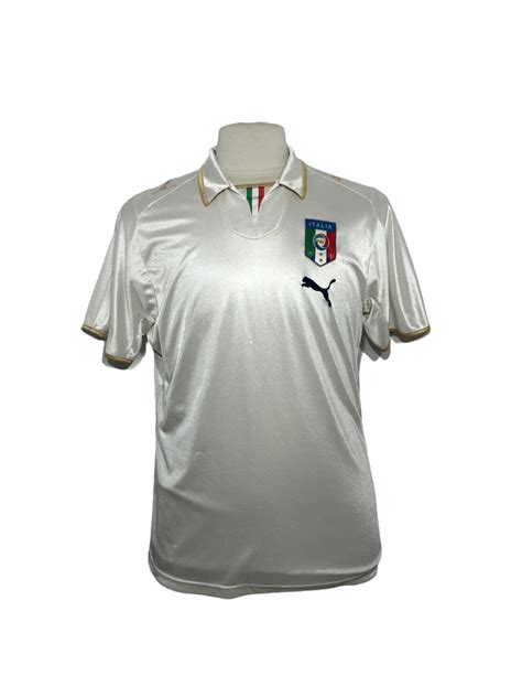 Masque de football italie 2020. Football Shirt Vintage - Maillot AWAY Foot Italie Italy Italia 2008