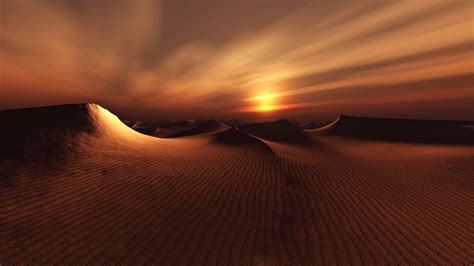 Earth Sunset Earth Nature Sand Dune Landscape Desert Wallpaper