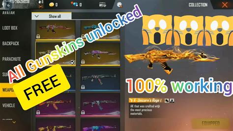Free fire generator and free fire hack is the only way to get unlimited free diamonds. FREE FIRE All guns skin unlocked 100% free || All bundles ...