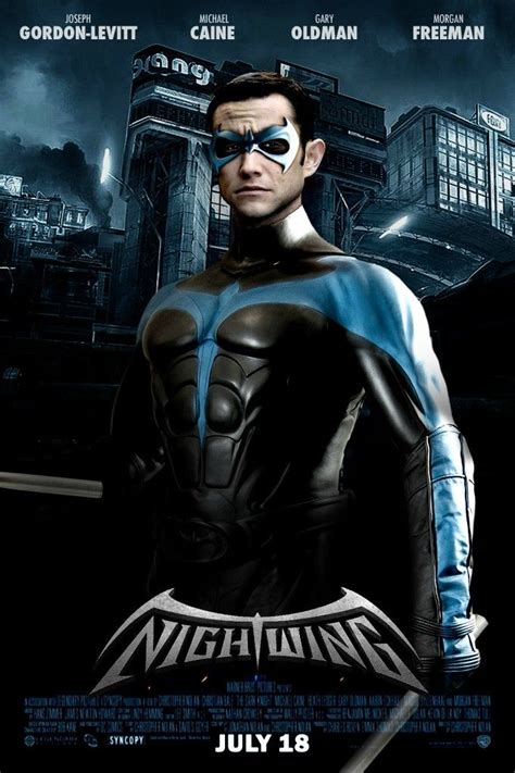 Joseph Gordon Levitt As Nightwing Aka Robin Of The Batman Dynamic Duo