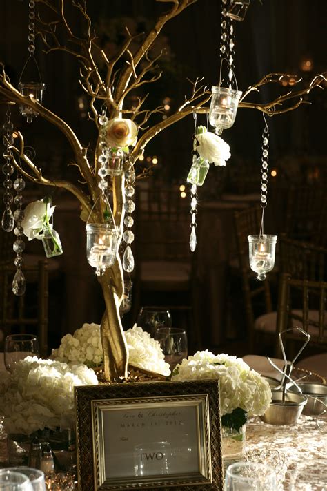 Decorated Manzanita Tree Wedding Centerpiece We Created At Buds N