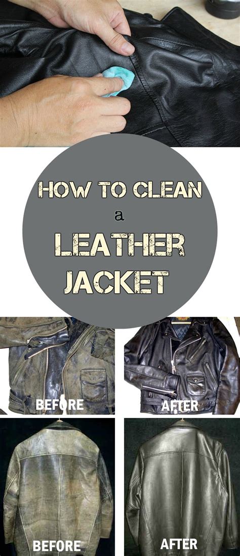 It had a very heavy brown leather and it was not before i could use it to make something new, the leather had to be cleaned and conditioned. How to clean a leather jacket - getCleaningTips.net