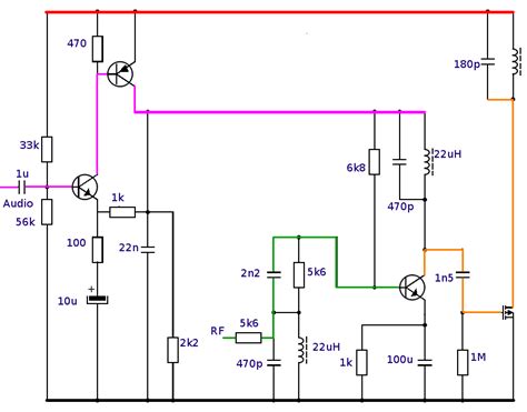 La Modulation Damplitude Schéma Dun Modulateur à Transistor