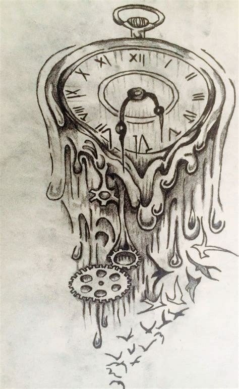 Pin By Tiff On Kurks Artwork Tattoo Art Drawings Clock Drawings