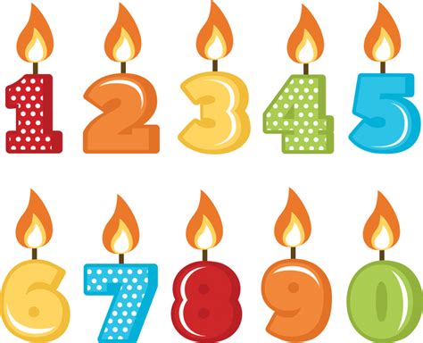 Birthday Candles Png Clip Art Library