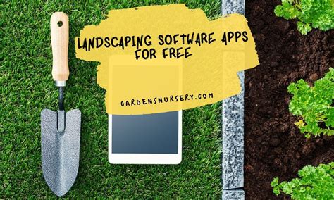 Landscaping Software Apps For Free Gardens Nursery