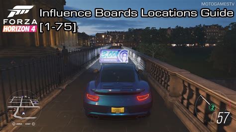 Forza Horizon 4 Influence Boards Locations Guide 1 75 Youtube