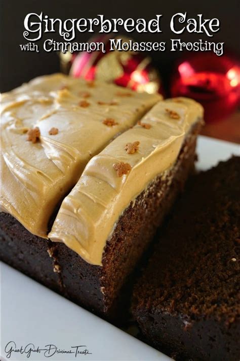 Gingerbread Cake With Cinnamon Molasses Frosting Recipe Cart