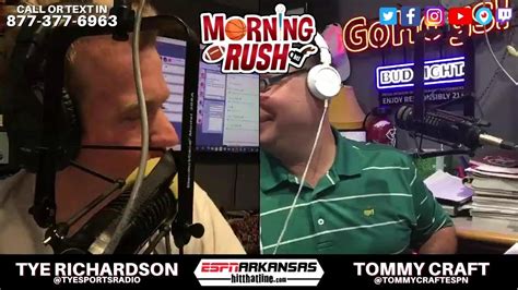 the morning rush is live 4 straight weeks of sec games 877 377 6963 youtube