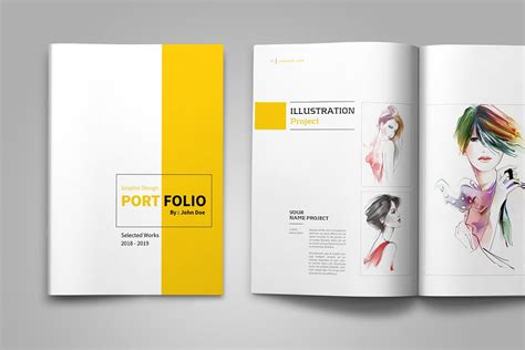 Portfolio Cover Page Design Template