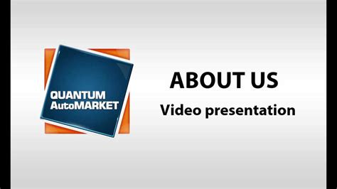 QUANTUM-AutoMARKET - Software introduction - YouTube